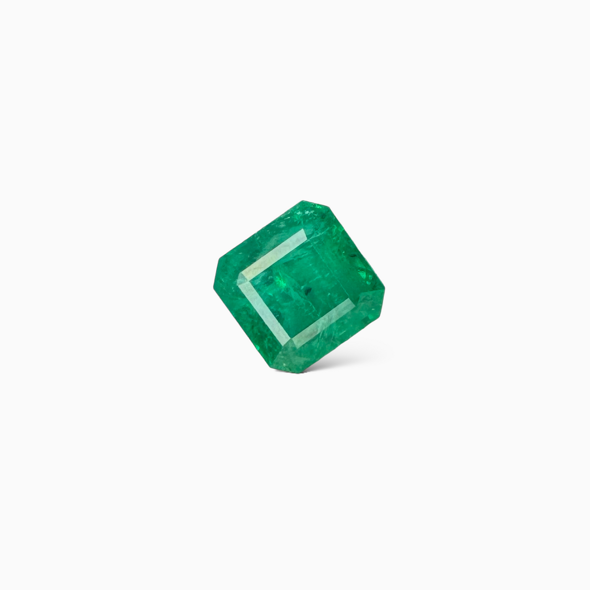Natural Zambian Emerald Stone 4.18 carat  Emerald Cut 9x9mm Aaqib