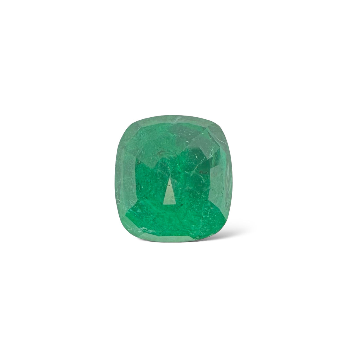 Natural Zambian Emerald Stone 4.1 carats  Cut 10.2x9.5mm