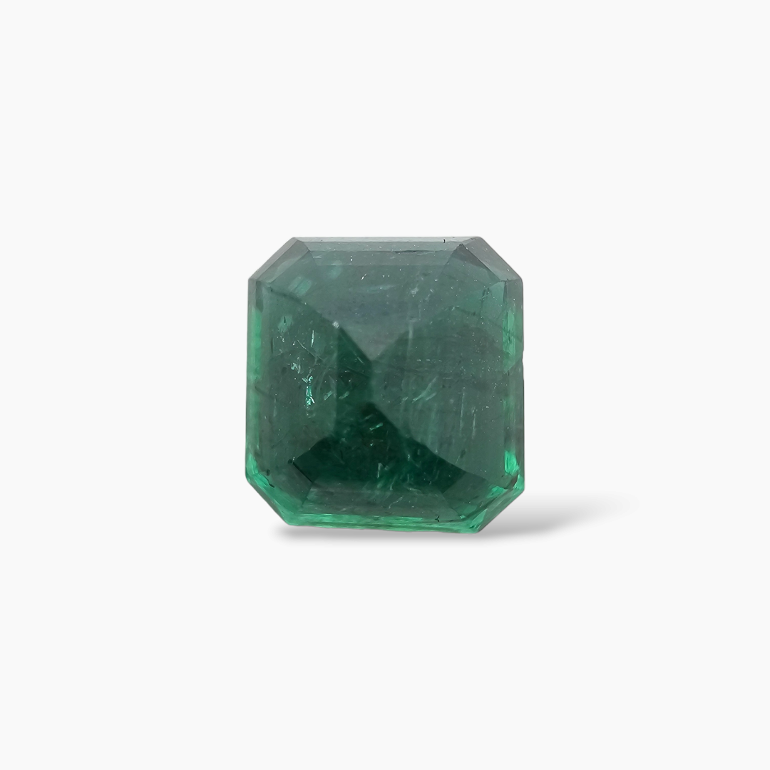 Natural Russian Emerald Stone 4.22 Carats Emerald Cut 9.24 x 8.71 x 7.44 mm
