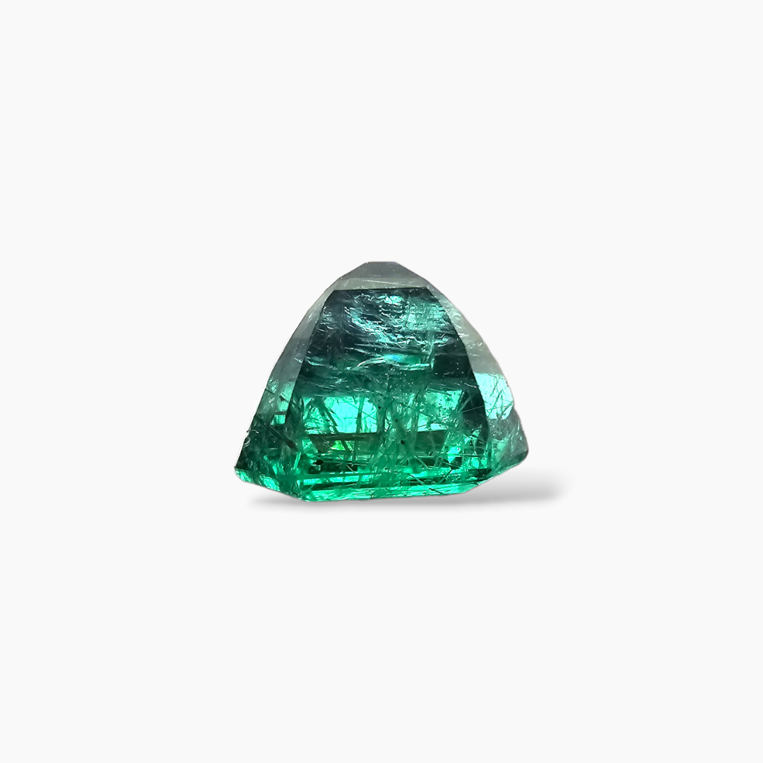 Natural Russian Emerald Stone 4.22 Carats Emerald Cut 9.24 x 8.71 x 7.44 mm