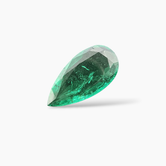 shop Natural Zambian Emerald Stone 4.32 Carats Pear Cut