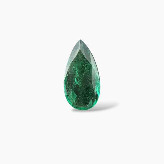 buy Natural Zambian Emerald Stone 4.32 Carats Pear Cut