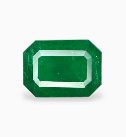 Natural Zambian Emerald Stone 4.33 Carats 12x8.7mm