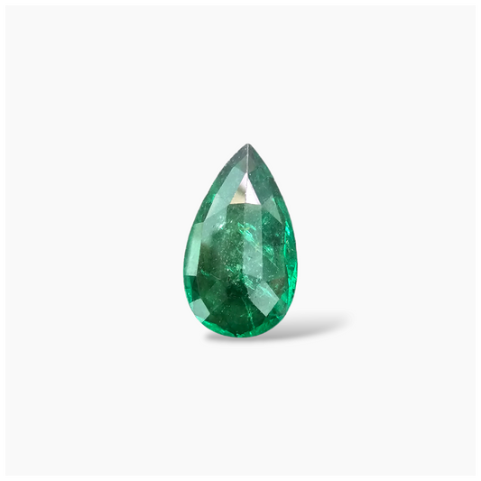 shop Natural Zambian Emerald Stone 4.39 Carats Pear Cut (16.5x10 mm)