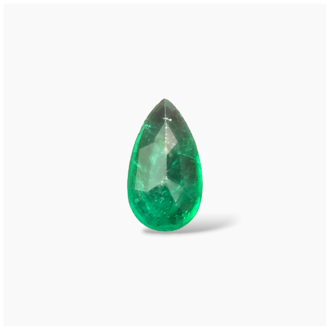 online Natural Zambian Emerald Stone 4.41 Carats Pear Cut (14x8 mm )
