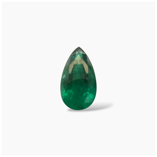 buy  Natural Zambian Emerald Stone 4.41 Carats Pear Cut (14x8 mm )