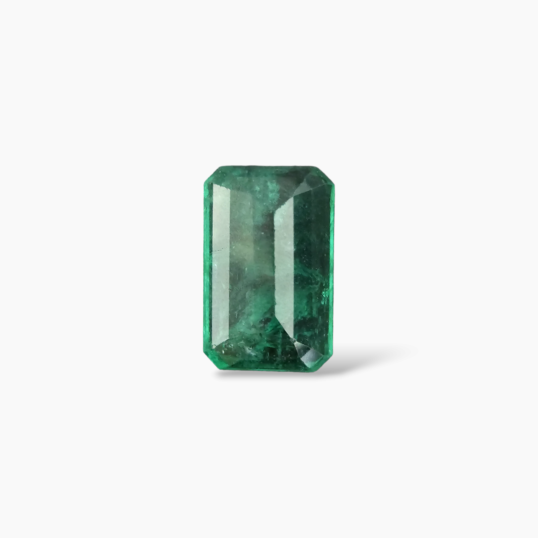 online Natural Zambian Emerald Stone 4.42 Carats Emerald Cut ( 11.6x7.5x5.8 mm )