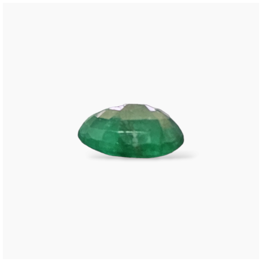 Natural Zambian Emerald Stone 4.45 Carats Oval Cut (12.5x9.5 mm)