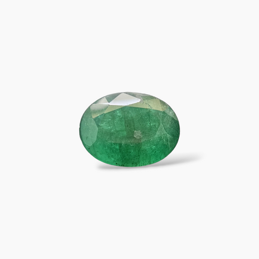 Natural Zambian Emerald Stone 4.45 Carats Oval Cut (12.5x9.5 mm)