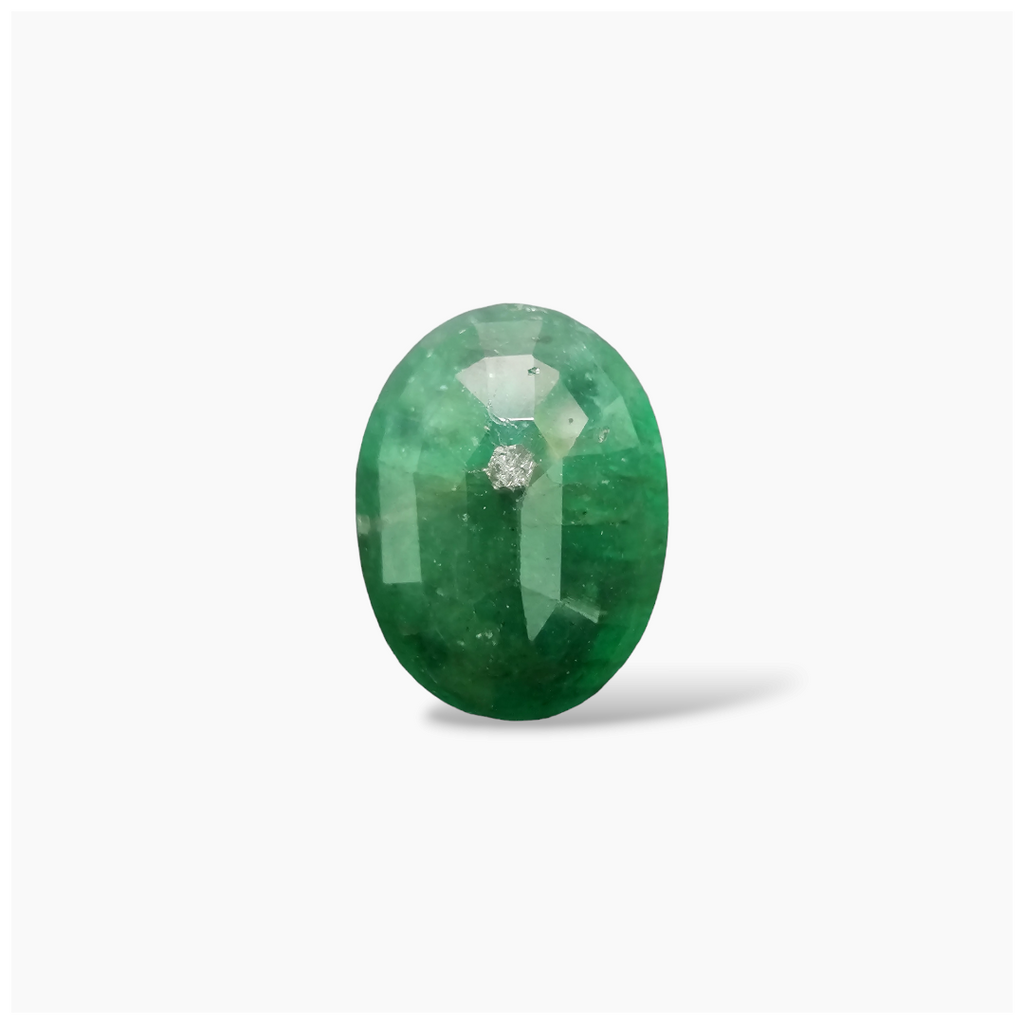 Natural Zambian Emerald Stone 4.45 Carats Oval Cut (12.5x9.5 mm)