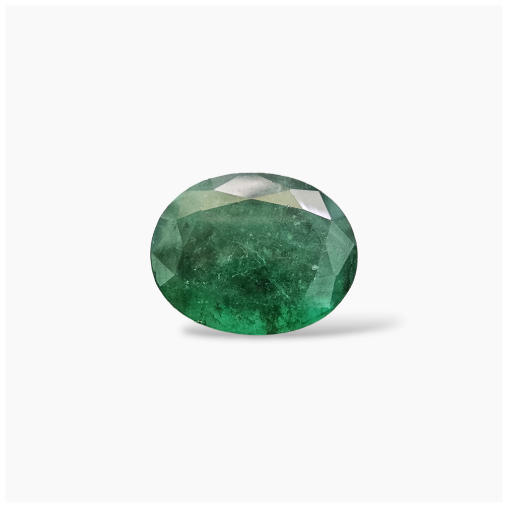 buy Natural Zambian Emerald Stone 4.46 Carats Oval Cut (13x10.5 mm)