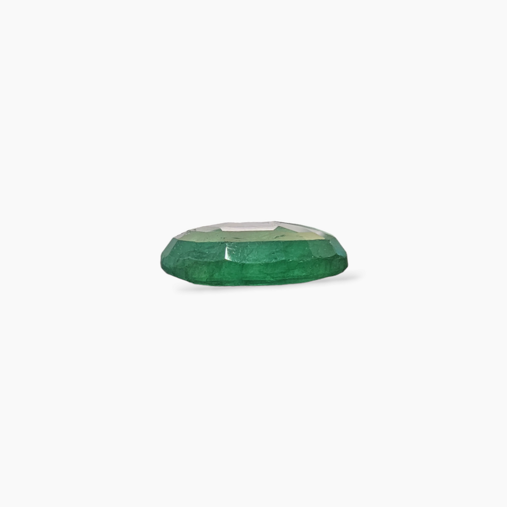 loose Natural Zambian Emerald Stone 4.47 Carats Oval Cut (13.2x9.8 mm)