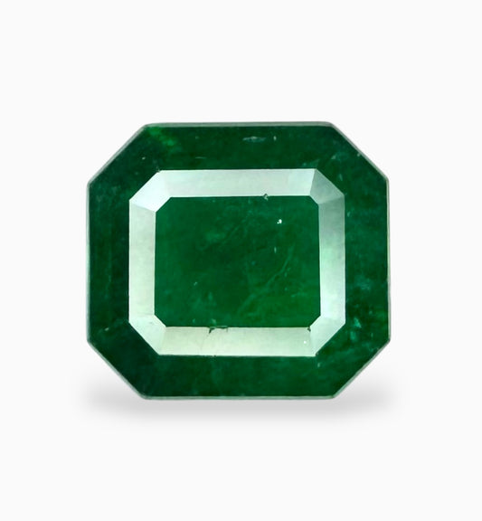 Natural Zambian Emerald Stone 4.89 Carats 11.3x10.3mm