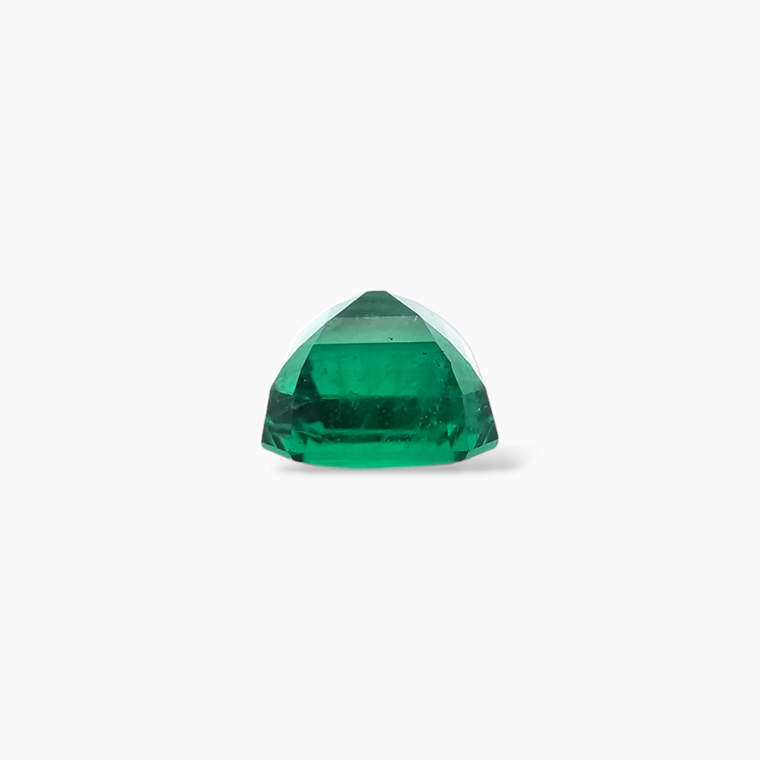 loose Natural Zambian Emerald Stone 4.97 Carats Emerald Cut 9.58x 9.35x 6.75 mm