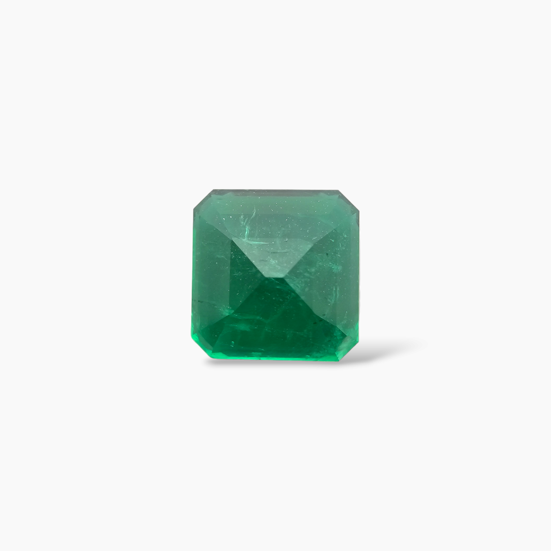 Natural Zambian Emerald Stone 4.97 Carats Emerald Cut 9.58x 9.35x 6.75 mm