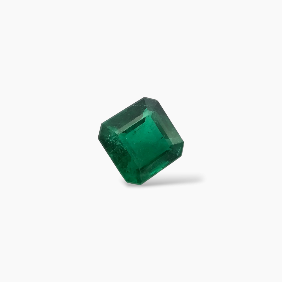 shop Natural Zambian Emerald Stone 4.97 Carats Emerald Cut 9.58x 9.35x 6.75 mm