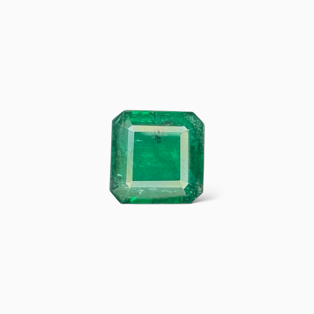 Natural Zambian Emerald Stone  4.97 carat  Emerald Cut  10.4x10.4x5.2mm