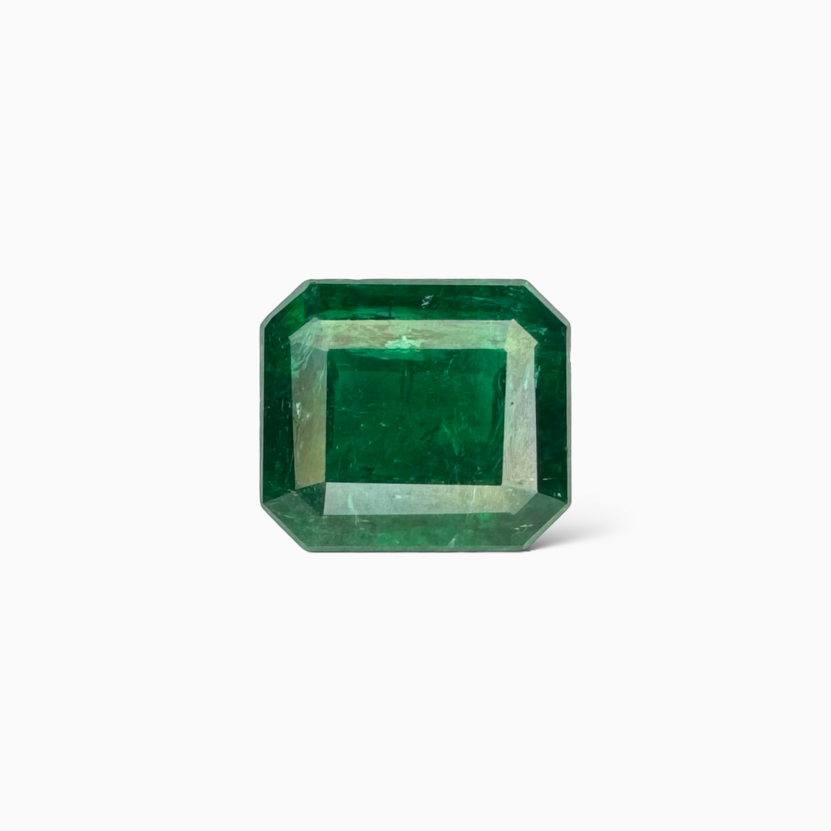 Natural Zambian Emerald Stone  4.37 carat  Emerald Cut  11.1x8.9mm