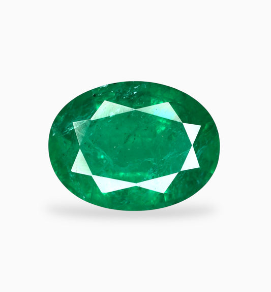 Natural Zambian Emerald Stone 4.99 Carats 13.4x10.2mm