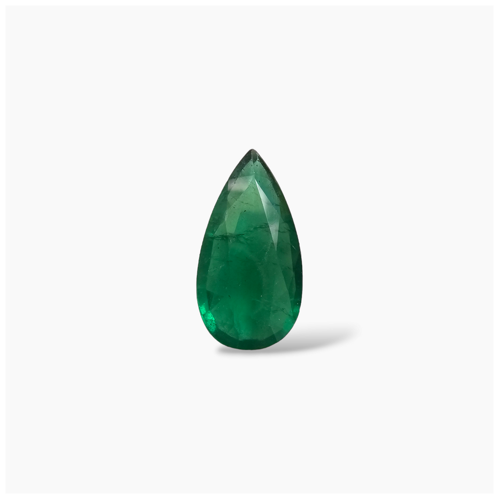 Natural Zambian Emerald Stone 5.00 Carats Pear Cut (18.5x9.7 mm )