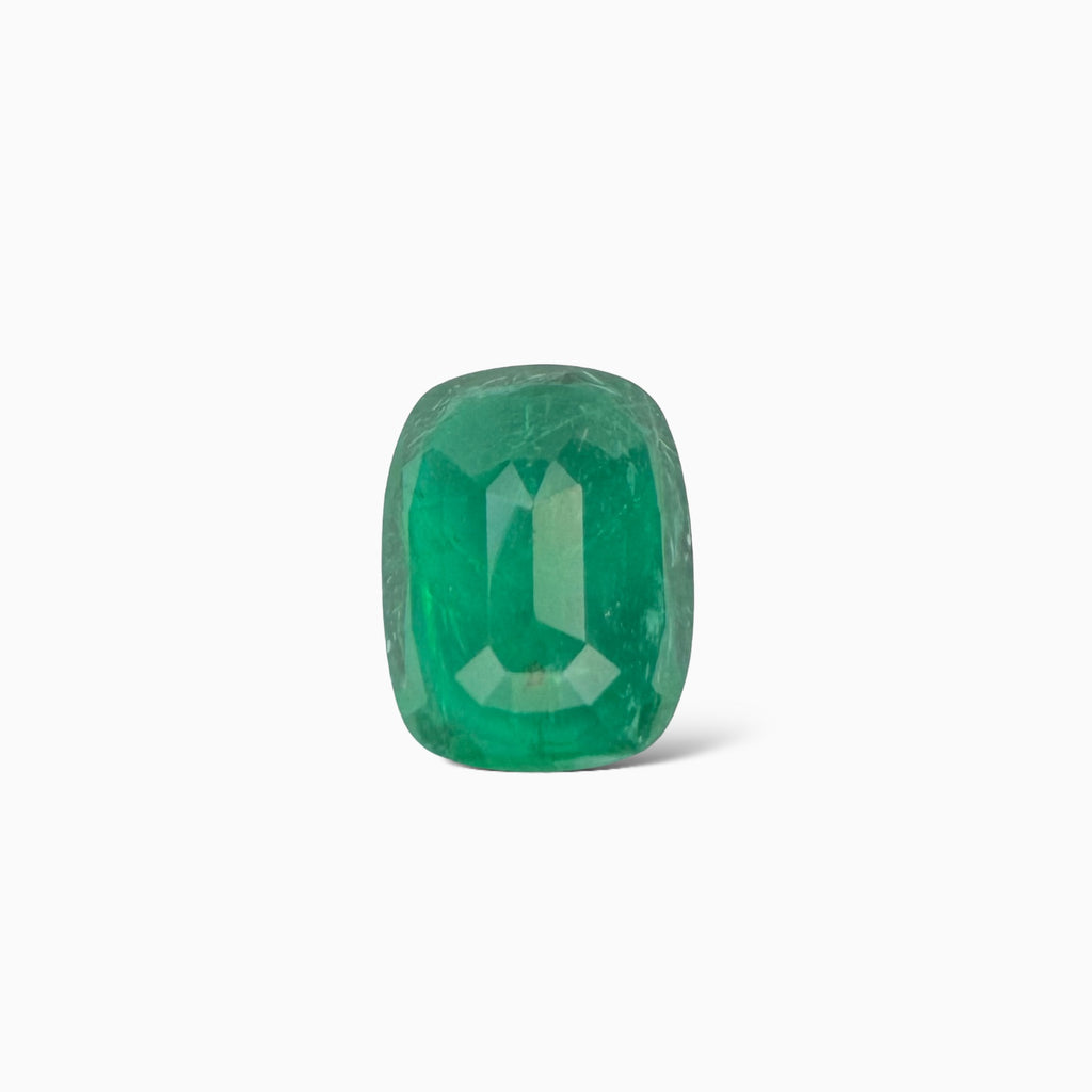 Natural Zambian Emerald Stone 5.13 carats Cusion Cut  12.5x10mm