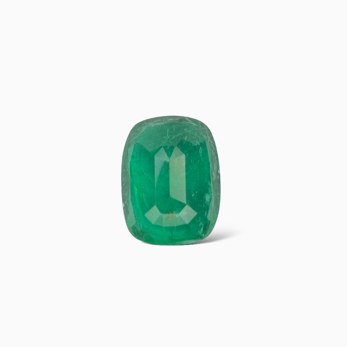 Natural Zambian Emerald Stone 5.13 carats Cusion Cut  12.5x10mm
