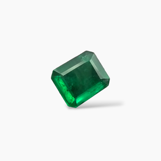 loose Natural Zambian Emerald Stone 5.18 Carats Emerald Cut