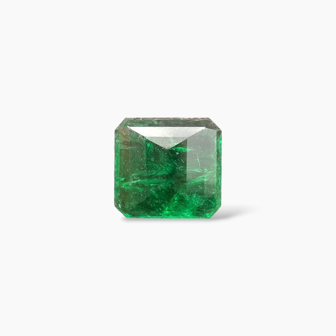 Natural Zambian Emerald Stone 5.25 Carats Emerald Cut