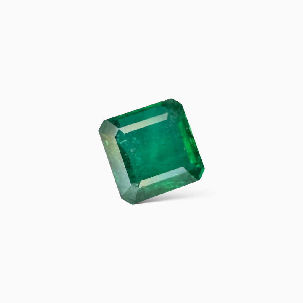 Natural Zambian Emerald Stone  6.12 carat  Emerald Cut  10.4x10.3x6.4mm