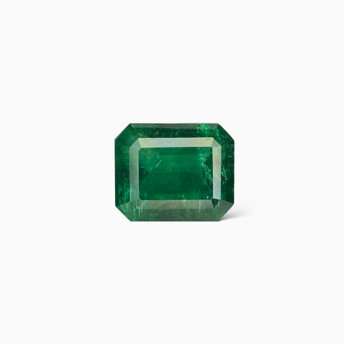 Natural Zambian Emerald Stone  6.29 carat  Emerald Cut  11x9 mm IDL Certified