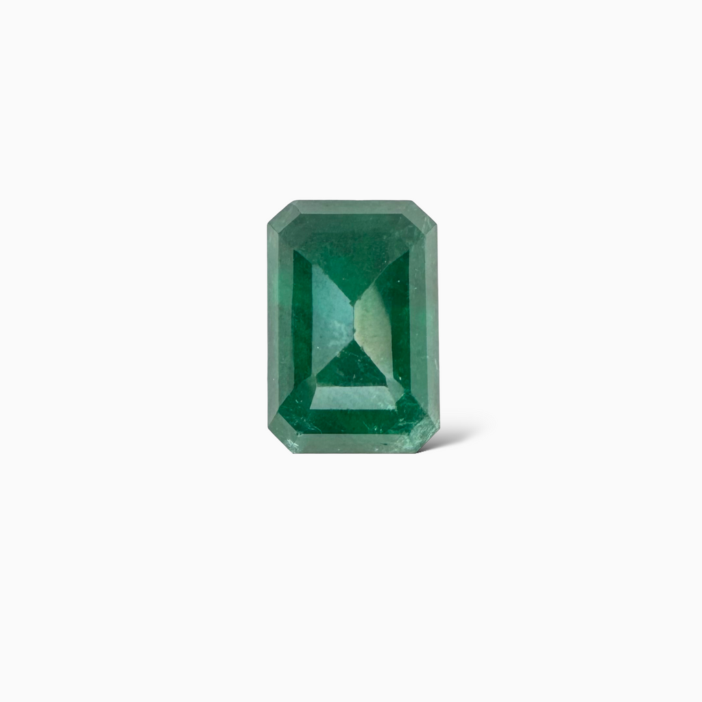 Natural Zambian Emerald Stone  6.43 carat  Emerald Cut  13.6x9.2mm