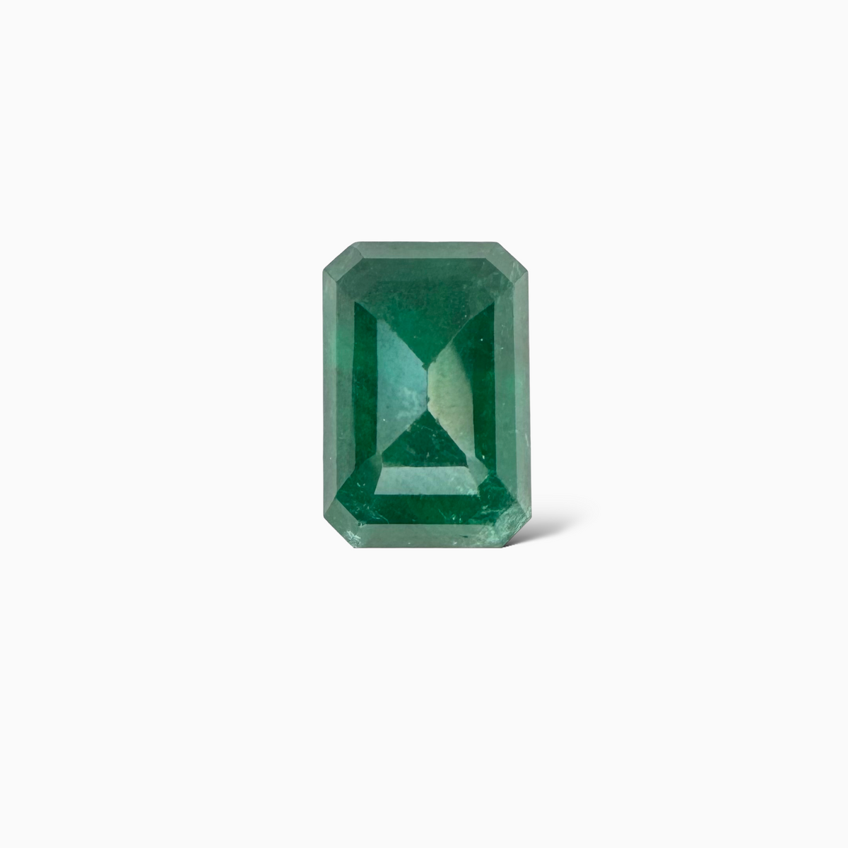 Natural Zambian Emerald Stone  6.43 carat  Emerald Cut  13.6x9.2mm