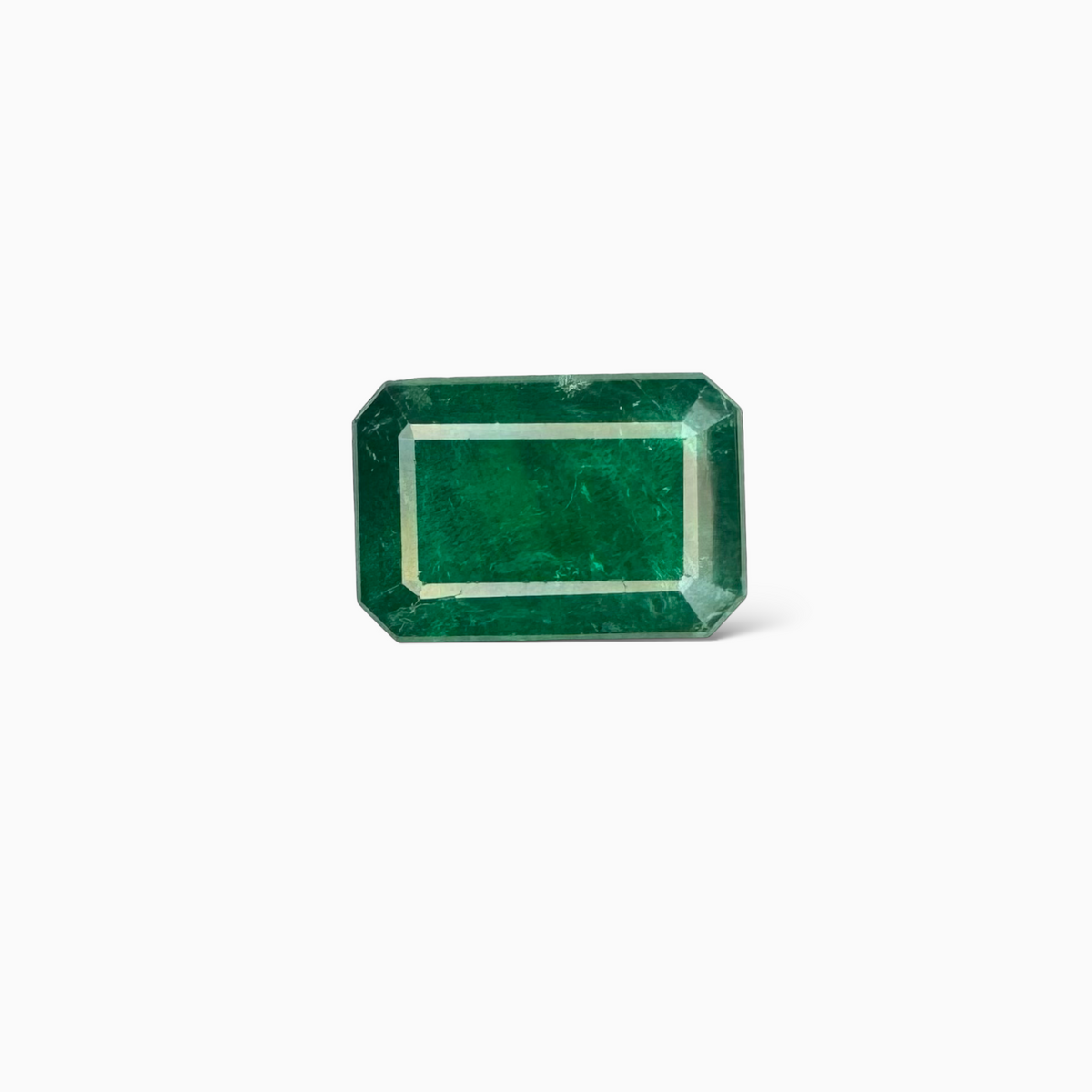Natural Zambian Emerald Stone  6.43 carat  Emerald Cut  13.6x9.2mm