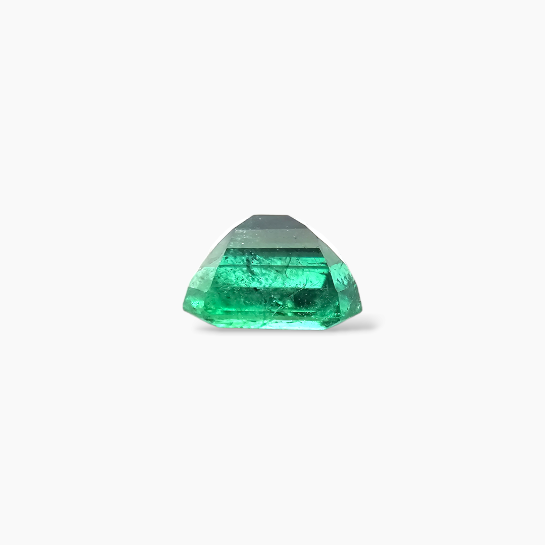 loose Natural Zambian Emerald Stone 6.58 Carats Emerald Cut