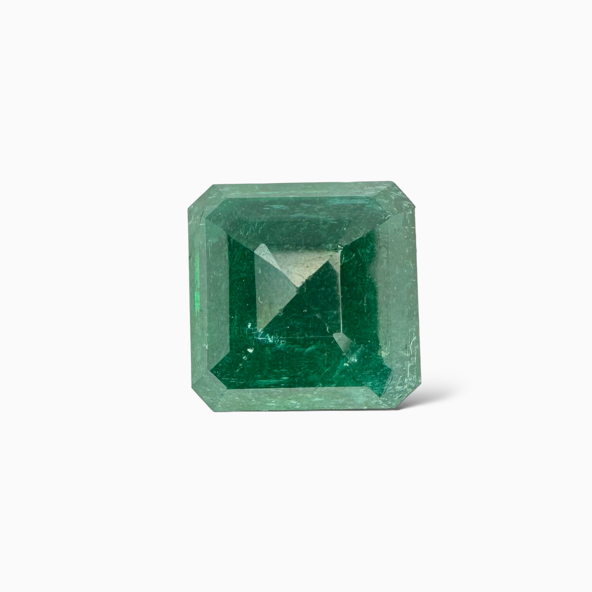 Natural Zambian Emerald Stone  6.82 carat  Emerald Cut  11x11 mm