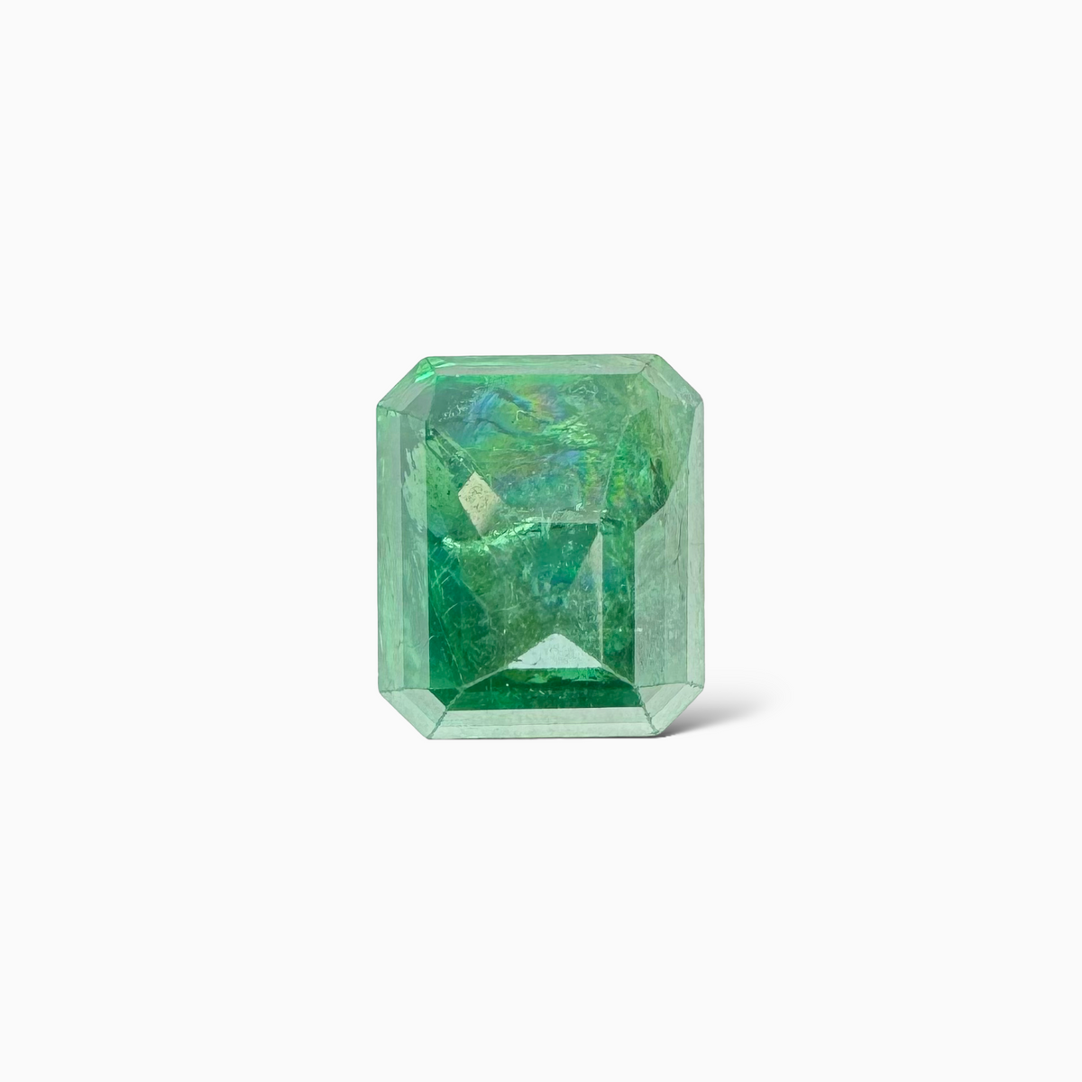 Natural Zambian Emerald Stone  6.87 carat  Emerald Cut  11.7x10 mm Aahil