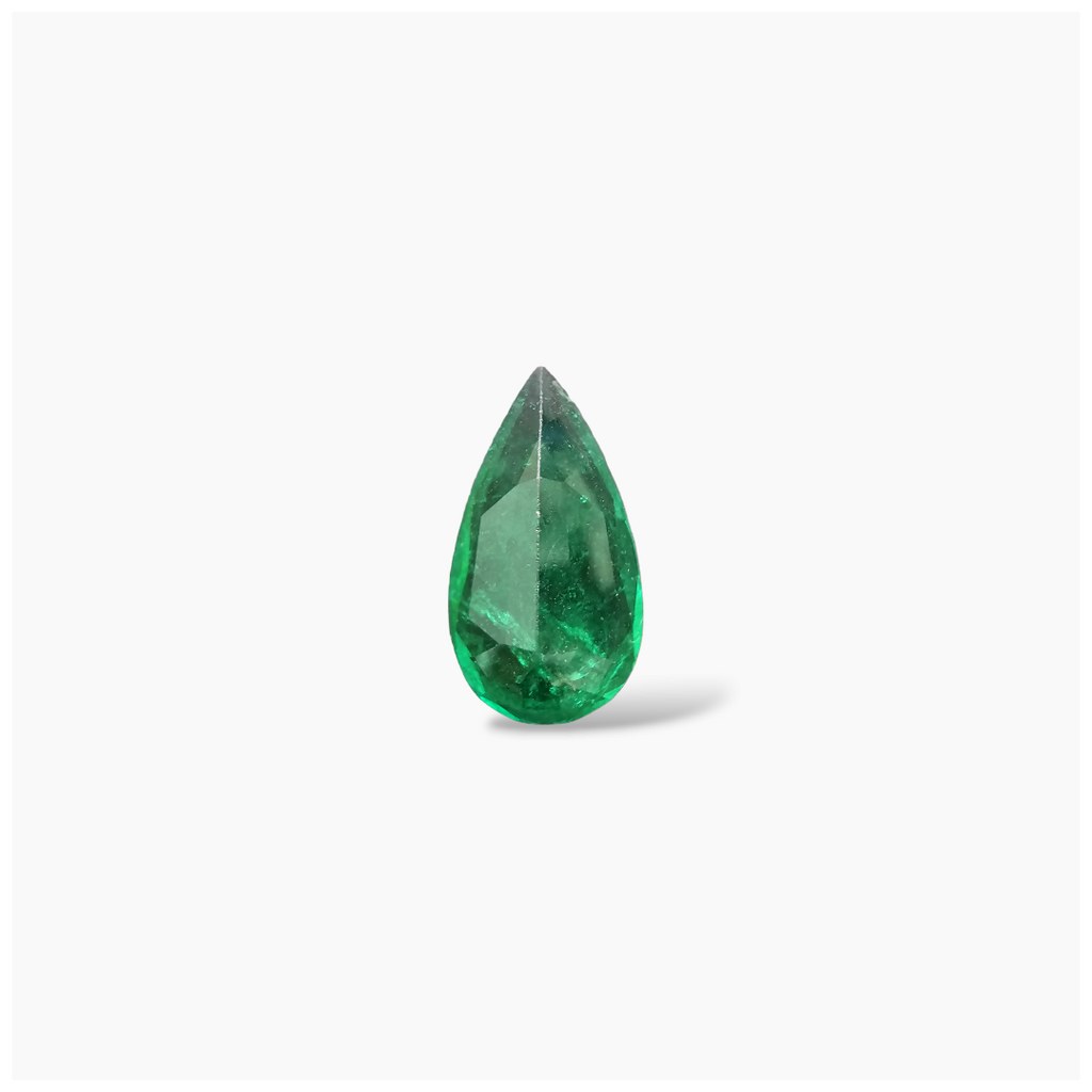 online  Natural Zambian Emerald Stone 7.12 Carats Pear Cut (19x10.6 mm ) 