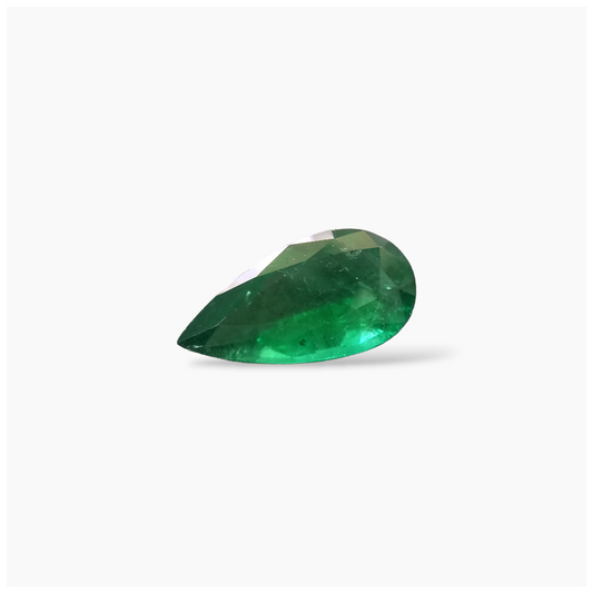 shop Natural Zambian Emerald Stone 7.12 Carats Pear Cut (19x10.6 mm ) 