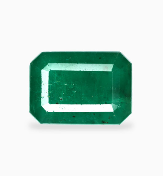 Natural Zambian Emerald Stone 7.79 Carats 13.3x9.6mm