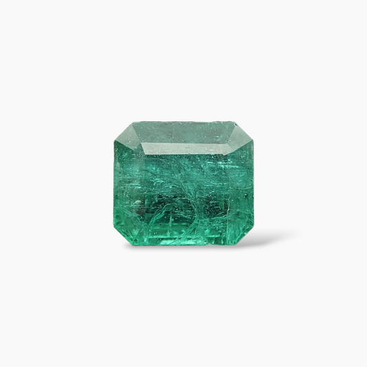 buy Natural Zambian Emerald Stone 7.85 Carats Emerald Cut ( 11.55x10.28x7.86 mm )