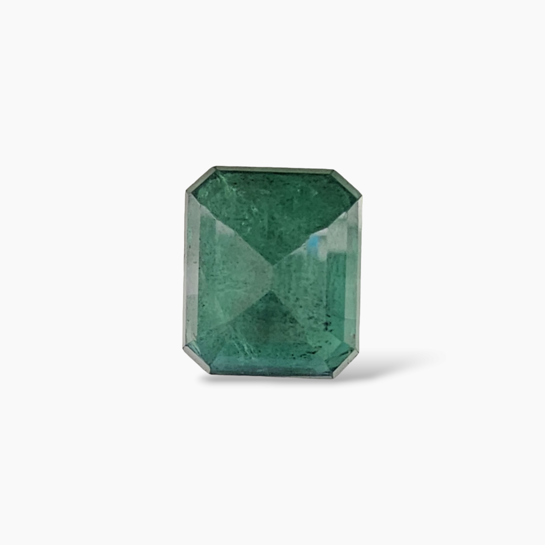 Natural Zambian Emerald Stone 7.95 Carats Emerald Cut ( 12.5x10.59x7mm )