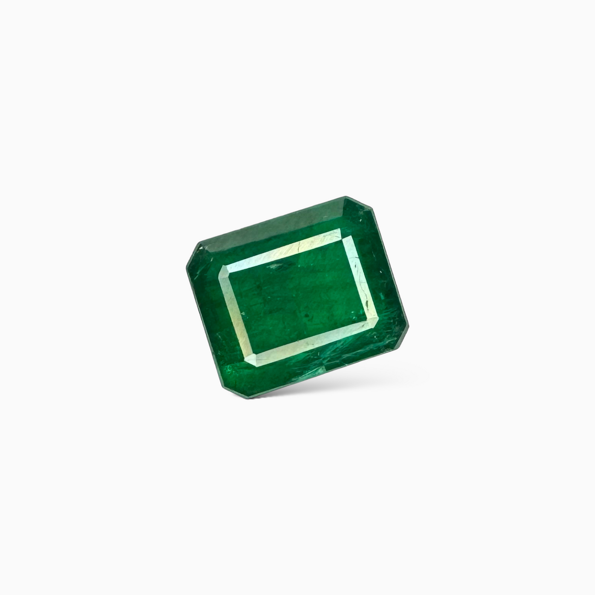Natural Zambian Emerald Stone  7.97 carat  Emerald Cut  13x11 mm