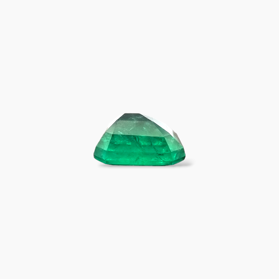 loose Natural Zambian Emerald Stone 8.12 Carats Emerald Cut