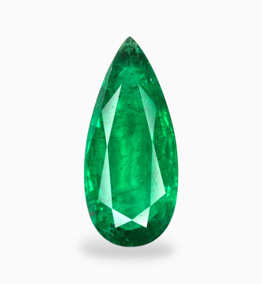 Natural Zambian Emerald Stone 8.98 Carats 20.3x10.3mm