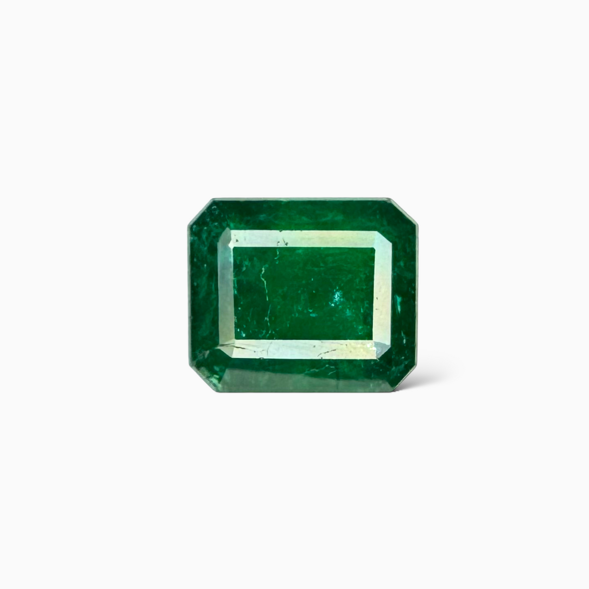 Natural Zambian Emerald Stone  9.15 carat  Emerald Cut  13.4x11.2mm