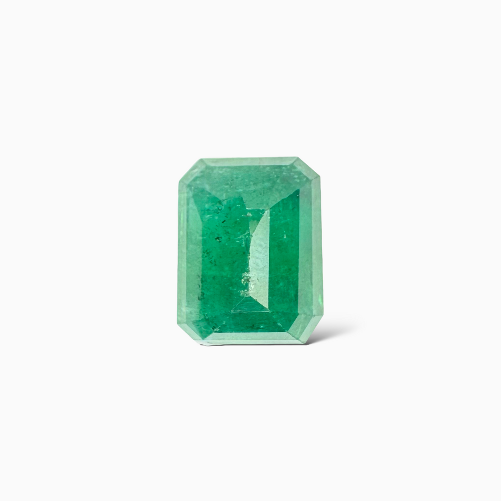 Natural Zambian Emerald Stone  9.72 carat  Emerald Cut  14x11x8.2 mm Aaban