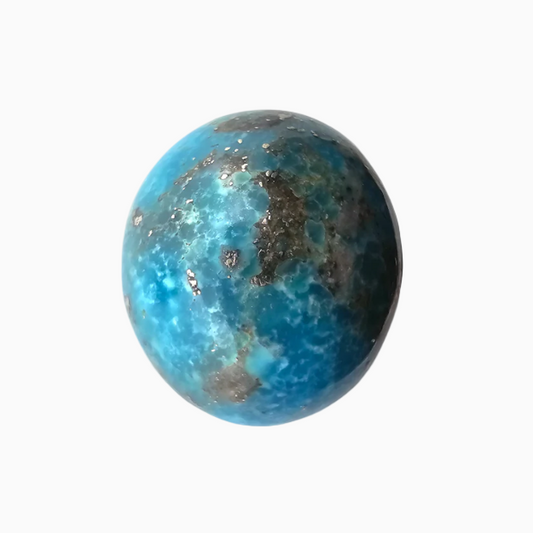 Natural 10.25 Ct Persian Turquoise (Feroza) Oval Gemstone from Iran