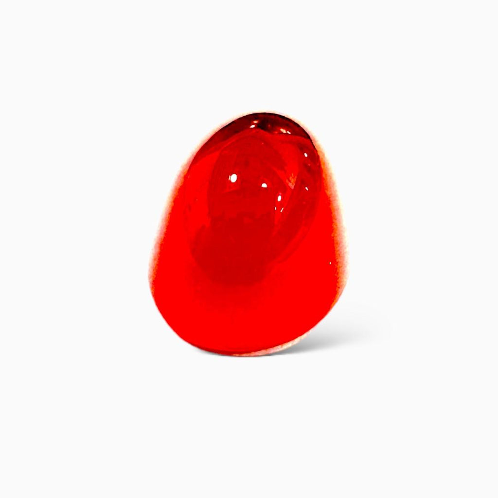 Natural Agate Oval Cabochon (Aqeeq Stone) 10.76 Carats 14X11.40mm Yemeni Aqeeq