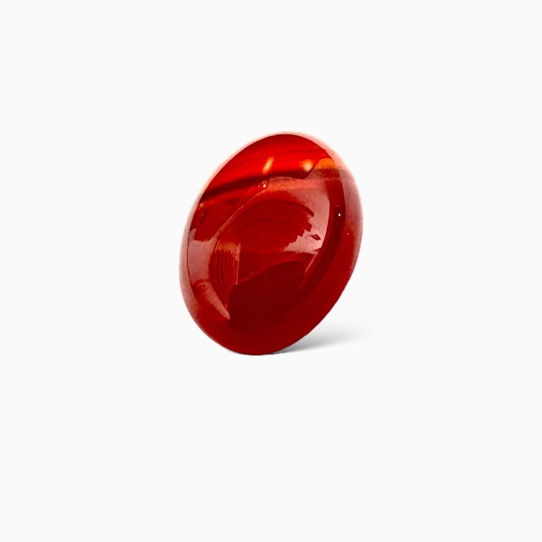 Natural Agate Oval Cabochon (Aqeeq Stone)11.38 Carats 18.20X13.10mm sulemani Aqeeq