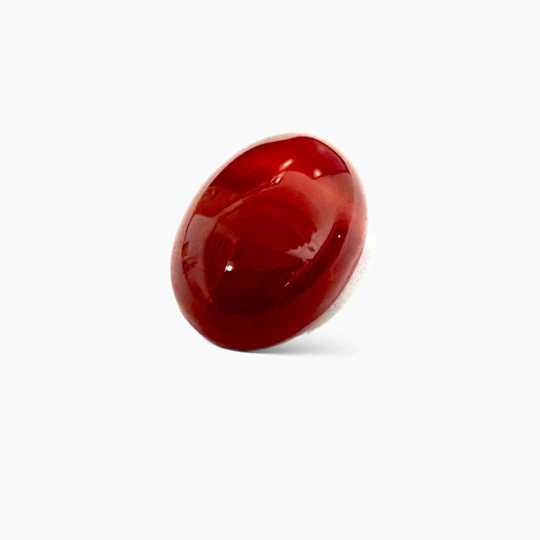 Natural Agate Oval Cabochon (Aqeeq Stone) 11.79 Carats 18.20X13mm sulemani Aqeeq